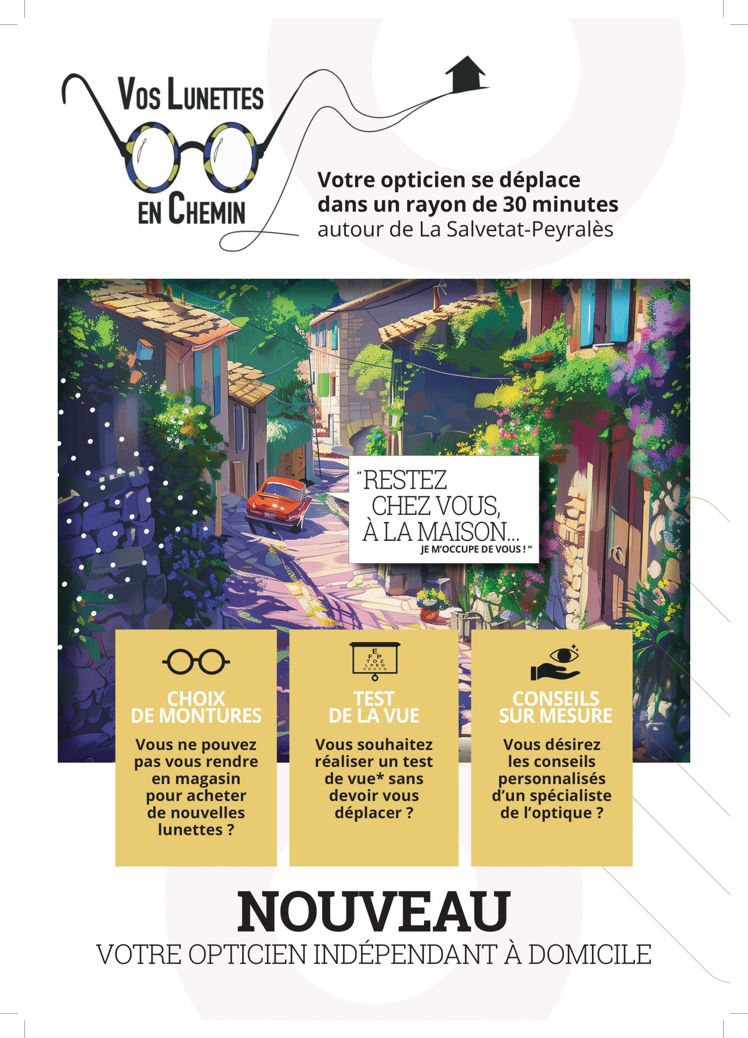 VOS LUNETTES EN CHEMIN